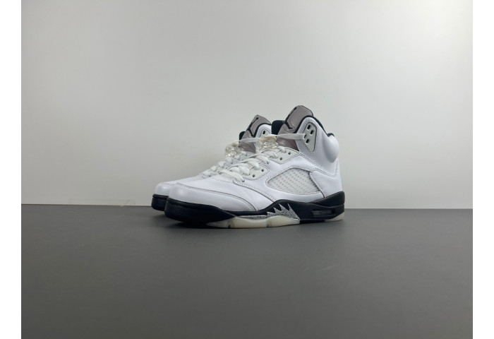Air Jordan 5 Retro "White and Black"-DD0587-110