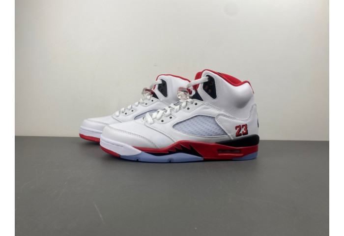Air Jordan 5 “Fire Red Black Tongue”-HQ7978-101
