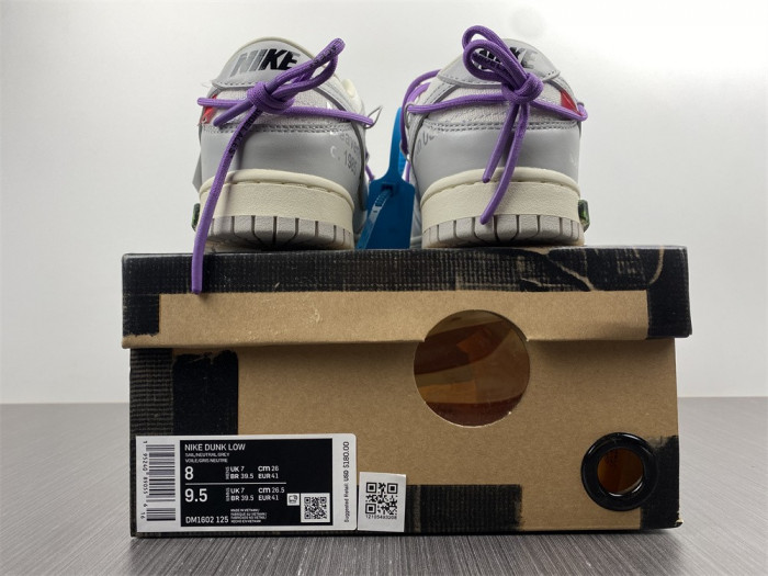 o-w x dunk low 