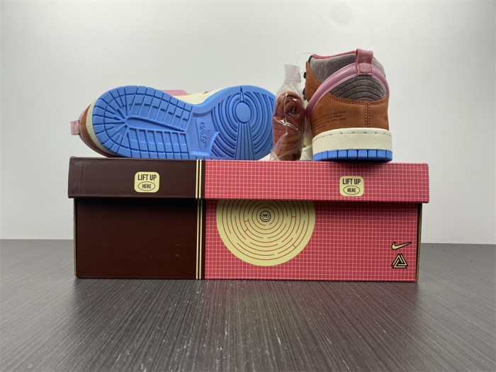 nike sb dunk canvas/mid soft pink-burnt brown dj1173-700