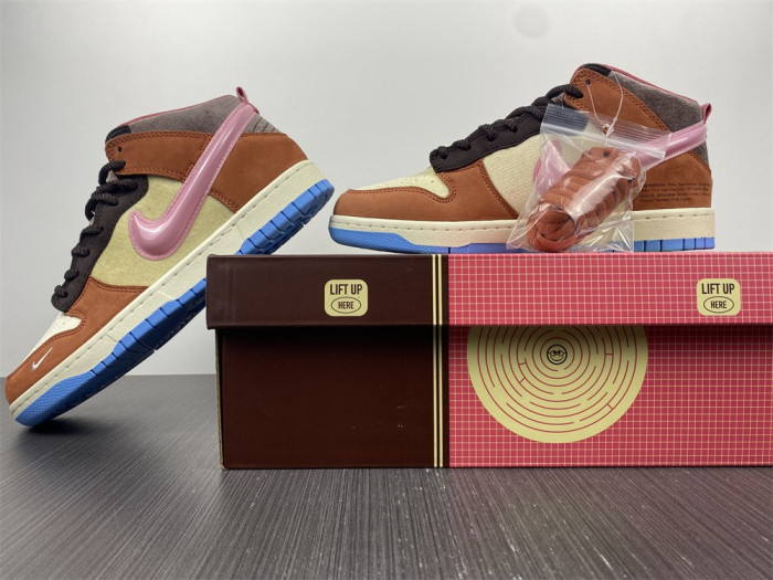 nike sb dunk canvas/mid soft pink-burnt brown dj1173-700