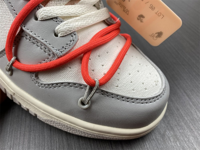 o-w x dunk low “06 of 50” dm1602-110
