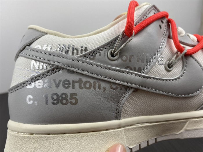 o-w x dunk low “06 of 50” dm1602-110
