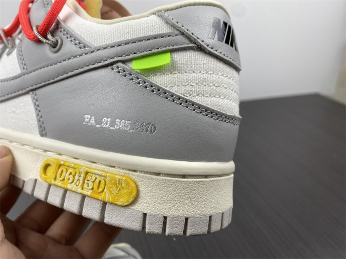 o-w x dunk low “06 of 50” dm1602-110
