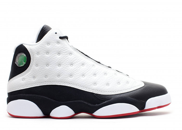 air jordan 13 retro "he got game" white/ black-true red 309259-104