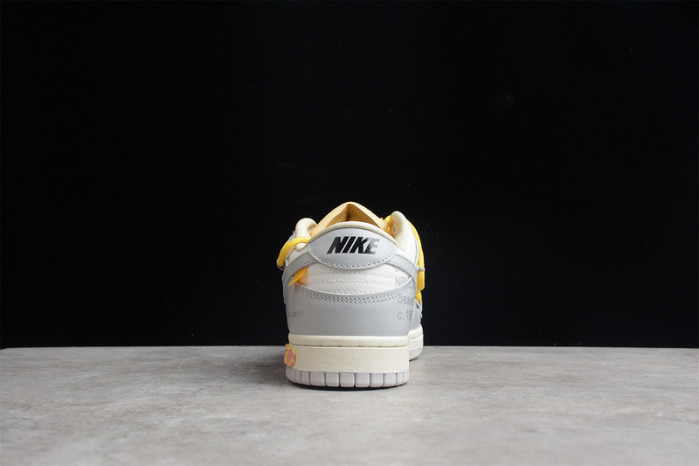 o-w x dunk low “29 of 50” dm1602-107