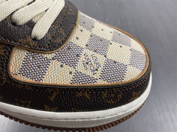 nike air force 1 low l**is V*t*n monogram brown damier azur-6a8pyl-001