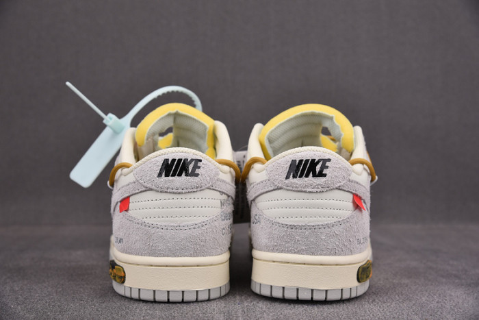 o-w x dunk low “37 of 50” dj0950-105