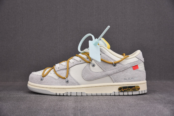 o-w x dunk low “37 of 50” dj0950-105