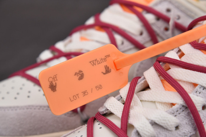 o-w x dunk low “35 of 50” dj0950-114