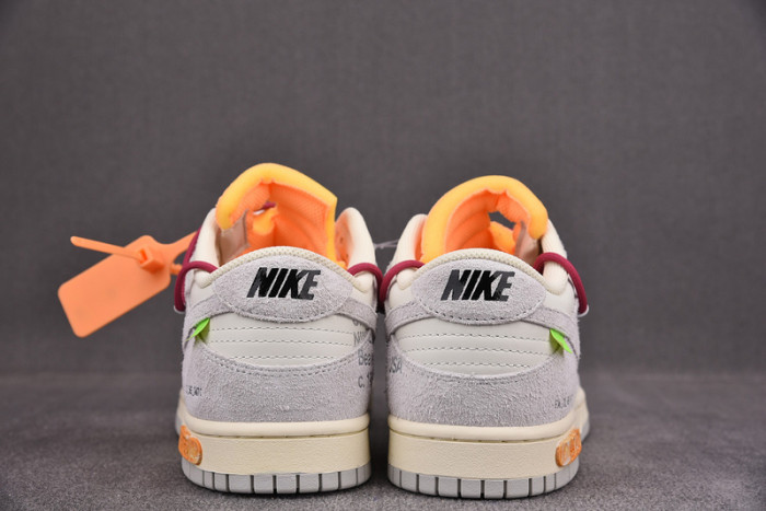 o-w x dunk low “35 of 50” dj0950-114