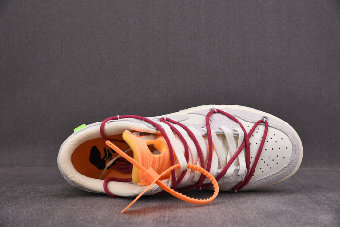 o-w x dunk low “35 of 50” dj0950-114
