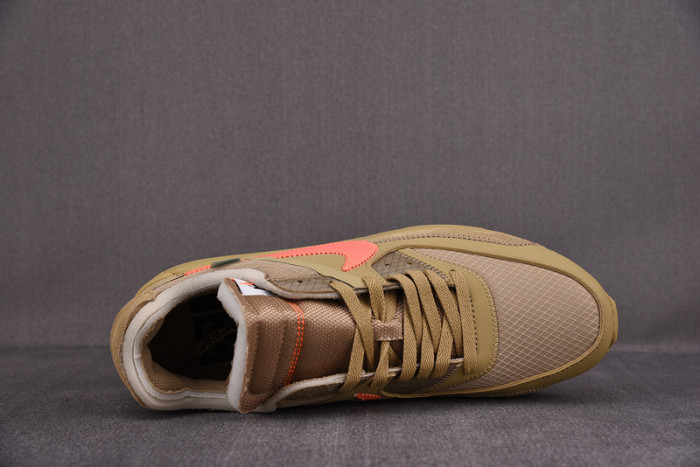 o-w nike air max 90 desert ore aa7293-200