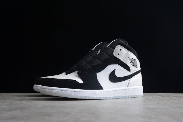 jordan 1 mid diamond shorts-dh6933-100