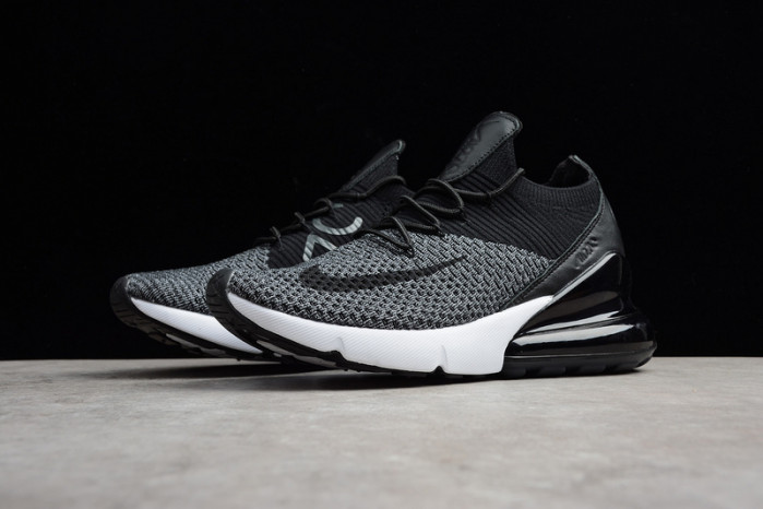 nike air max 270 flyknit “oreo” black/white ao1023-001