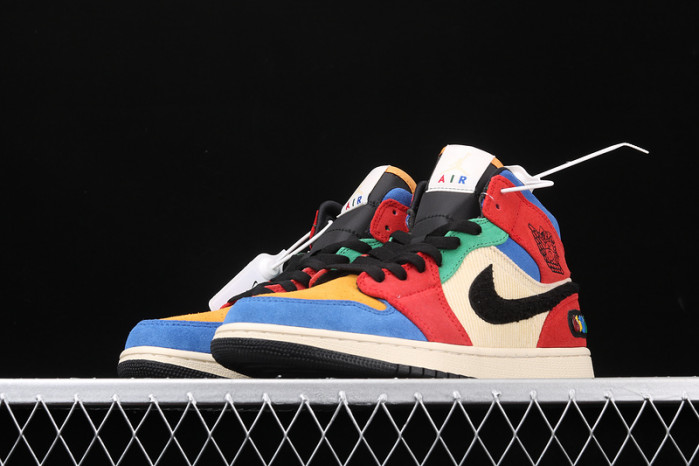 air jordan 1 mid blue the great cu2805-100