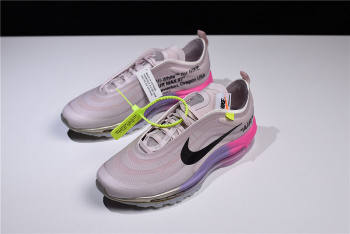 o-w nike air max 97 rose aj4585-600