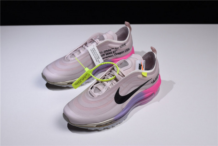 o-w nike air max 97 rose aj4585-600