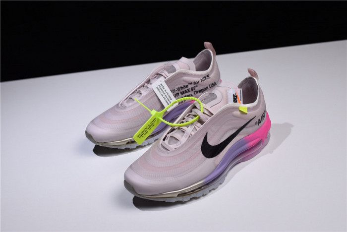 o-w nike air max 97 rose aj4585-600