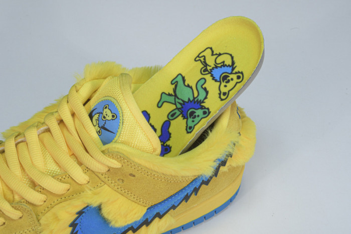nike sb dunk low grateful dead bears opti yellow-cj5378-700