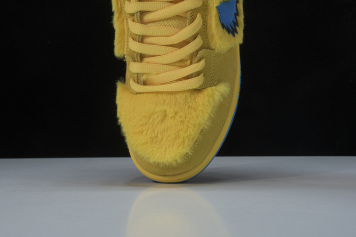 nike sb dunk low grateful dead bears opti yellow-cj5378-700