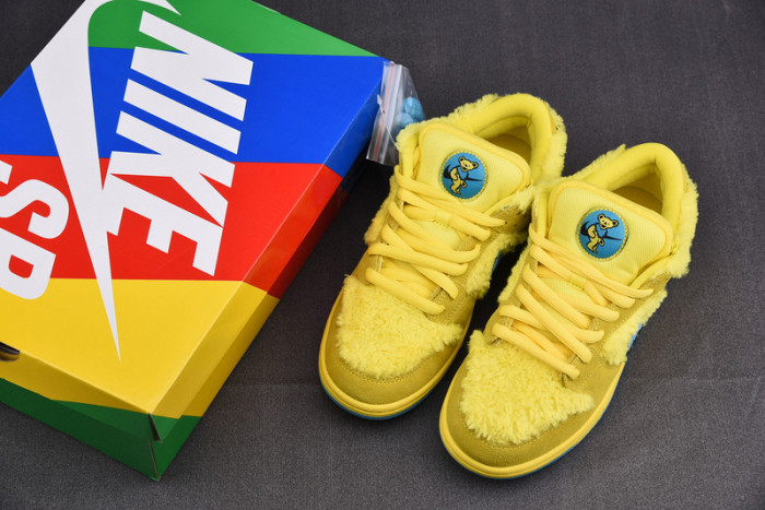grateful dead x nike sb dunk low“ yellow bear” cj5378-700