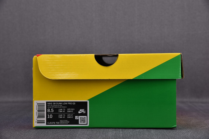 grateful dead x nike sb dunk low“ yellow bear” cj5378-700