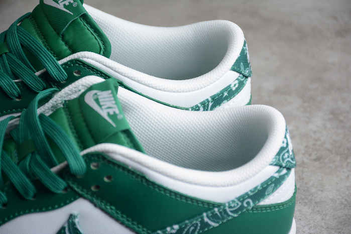 nike dunk low essential paisley pack green (w)-dh4401-102