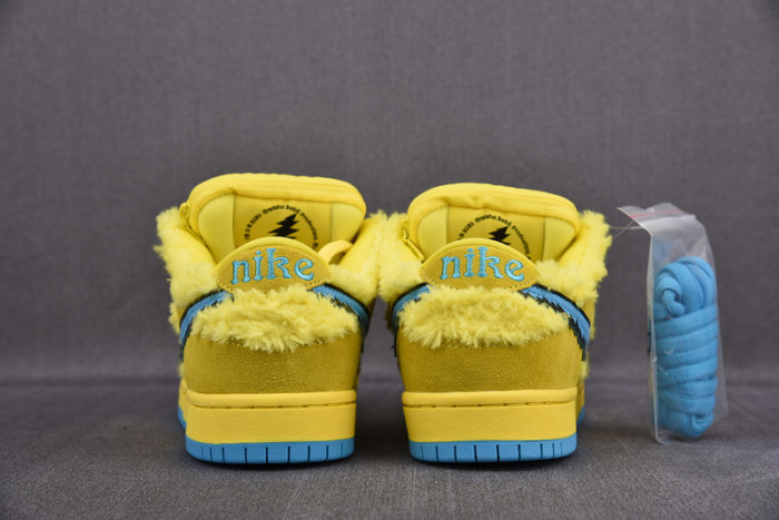 grateful dead x nike sb dunk low“ yellow bear” cj5378-700