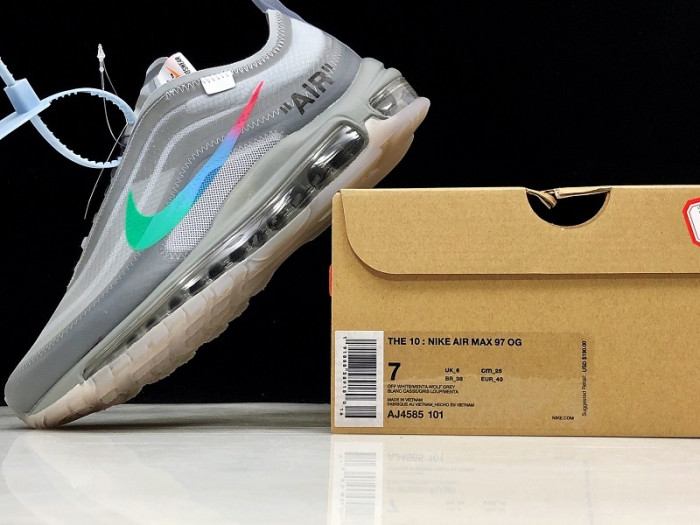 o-w x nike air max 97 menta aj4585-101