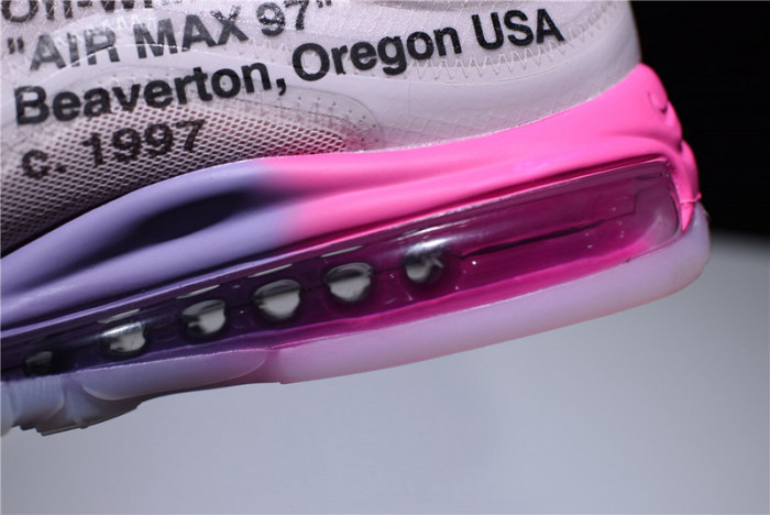 o-w nike air max 97 rose aj4585-600