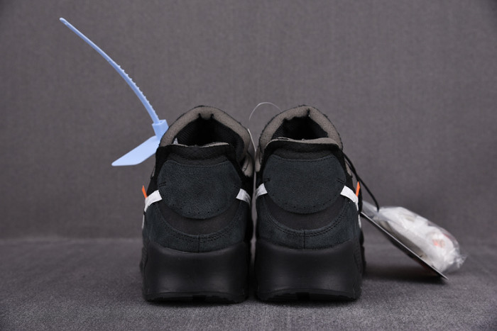 o-w nike air max 90 black aa7293-001