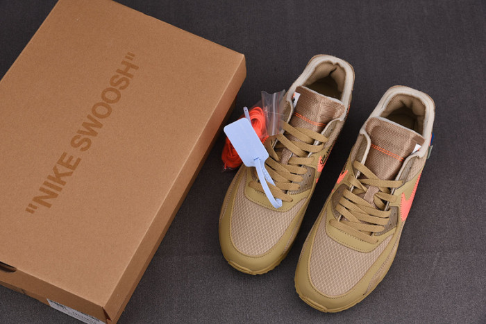 o-w nike air max 90 desert ore aa7293-200
