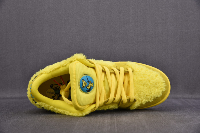 grateful dead x nike sb dunk low“ yellow bear” cj5378-700