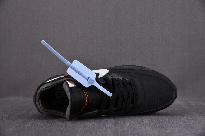 o-w nike air max 90 black aa7293-001