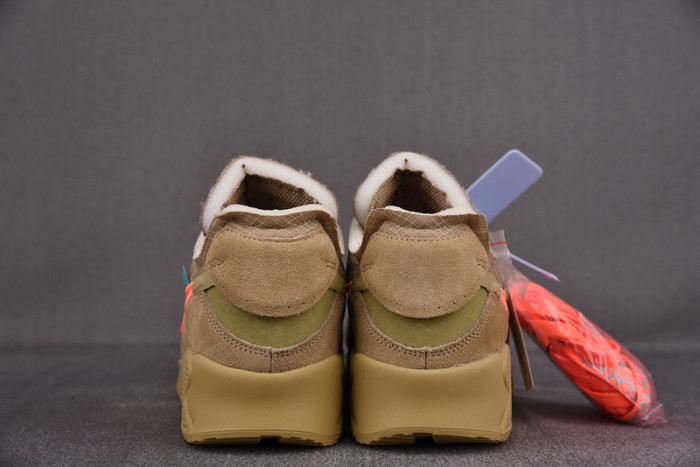 o-w nike air max 90 desert ore aa7293-200