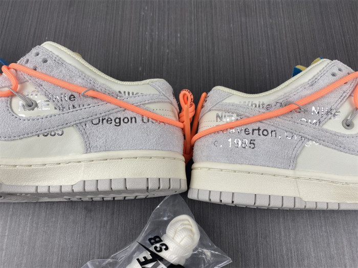 o-w x dunk low “19 of 50” dj0950-119