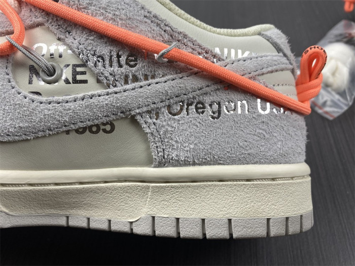 o-w x dunk low “19 of 50” dj0950-119