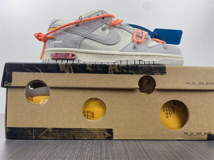 o-w x dunk low “19 of 50” dj0950-119