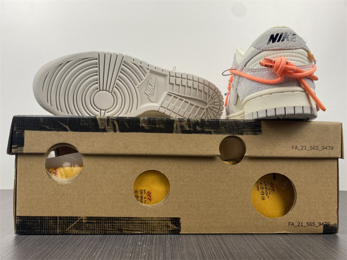 o-w x dunk low “19 of 50” dj0950-119