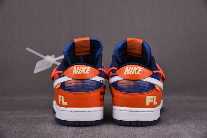 o-w x nike sb dunk low orange perple white shoes ct0856-801