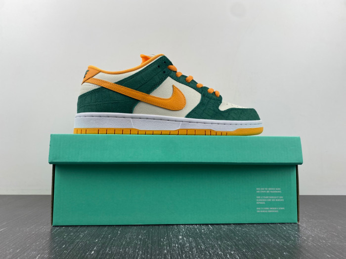nike sb dunk low legion pine kumquat-304292-383