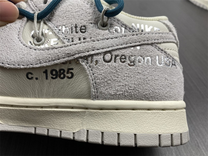 o-w x dunk low “16 of 50” dj0950-111