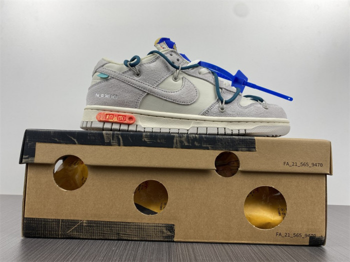 o-w x dunk low “16 of 50” dj0950-111