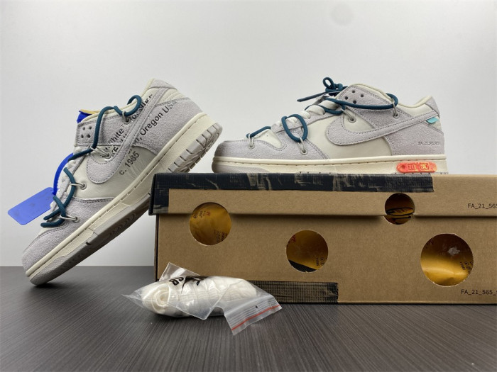 o-w x dunk low “16 of 50” dj0950-111