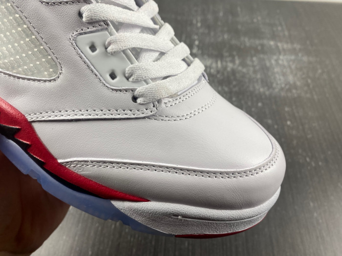 jordan 5 retro fire red black tongue -136027-120
