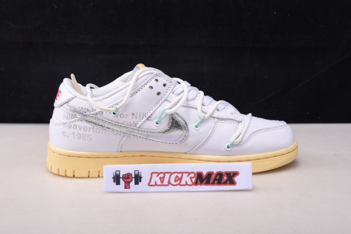 o-w x dunk low “01 of 50” dm1602-127