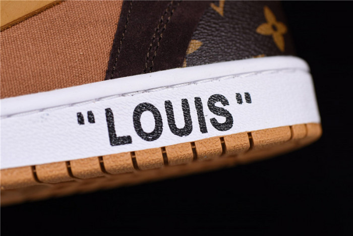 l**is V*t*n x o-w x air jordan 1 customs mens aq0818-202