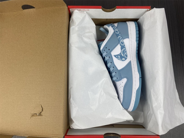 nike dunk low essential paisley pack worn blue (w)-dh4401-101