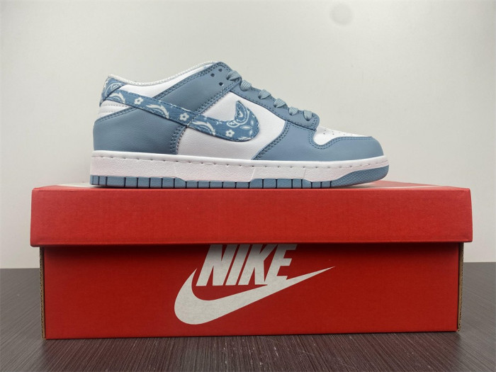 nike dunk low essential paisley pack worn blue (w)-dh4401-101